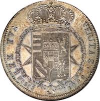 reverse of 1 Francescone / 10 Paoli - Ferdinand III (1791 - 1801) coin with C# 37 from Italian States. Inscription: LEX TVA VERITAS · PISIS 1798