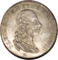 obverse of 1 Paolo - Pietro Leopoldo (1783) coin with C# 17 from Italian States. Inscription: P · LEOP · D.G · P · R · H · ET · B · A · A · M · D · ETRVR ·