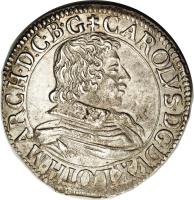 Lorraine coin 1 Teston - Karl III (1626 - 1632) obverse obverse of 1 Teston - Karl III (1626 - 1632) coin with BD# 1557 from Lorraine. Inscription: CAROLVS · D:G · DVX · LOTH · MARCH · D:C · B · G