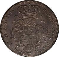 Order of Malta coin 30 Tari - Emmanuel Pinto (1756 - 1759) obverse obverse of 30 Tari - Emmanuel Pinto (1756 - 1759) coin with KM# A256 from Order of Malta. Inscription: F. EMMANUEL PINTO .M.M.H.S.S.1757