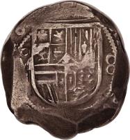 Mexico coin 8 Reales - Felipe III (1607 - 1621) obverse obverse of 8 Reales - Felipe III (1607 - 1621) coin with KM# 44 from Mexico. Inscription: PHILLIPPVS · III · DEIGRATIA Mo F 8