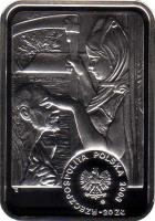 Poland coin 20 Złotych - Jacek Malczewski (2003) obverse obverse of 20 Złotych - Jacek Malczewski (2003) coin with Y# 478 from Poland. Inscription: 20ZŁ. RZECZPOSPOLITA POLSKA 2003