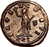 Rome (ancient) coin 1 Antoninianus - Probus (280) reverse reverse of 1 Antoninianus - Probus (280) coin with RIC# 711g from Rome (ancient). Inscription: PAX AVGVSTI S XXI