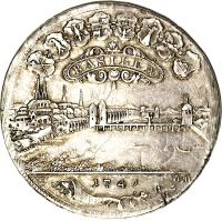 obverse of 1 Thaler (1741) coin with KM# 149 from Swiss cantons. Inscription: BASILEA 1741