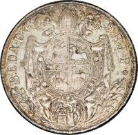 Swiss cantons coin 1 Thaler - Beda Angehrn (1777 - 1779) obverse obverse of 1 Thaler - Beda Angehrn (1777 - 1779) coin with KM# 29 from Swiss cantons. Inscription: BEDA · D · G · S · R · I · P H