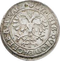 Swiss cantons coin 1 Dicken (1609 - 1622) reverse reverse of 1 Dicken (1609 - 1622) coin with KM# 20 from Swiss cantons. Inscription: CVM · HIS · QVI · OD · PACE · ERAM · PACI