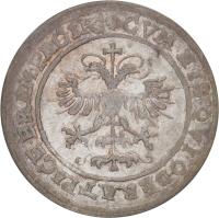 Swiss cantons coin 1 Thaler (1620 - 1621) reverse reverse of 1 Thaler (1620 - 1621) coin with KM# 29 from Swiss cantons. Inscription: CVM · HIS · QVI · OD · PACE · ERAM · PACIFIC
