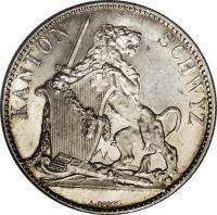 obverse of 5 Francs - Shooting Festival (1867) coin with X# S9 from Switzerland.