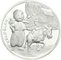 Turkey coin 50 Lira - Keloğlan (2009) obverse obverse of 50 Lira - Keloğlan (2009) coin with KM# 1251 from Turkey. Inscription: KELOĞLAN