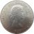 obverse of 1 Crown - Elizabeth II - Sir Winston Churchill - 1'st Portrait (1965) coin with KM# 910 from United Kingdom. Inscription: ELIZABETH II DEI GRATIA REGINA F · D · 1965