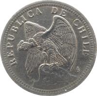 Chile coin 1 Peso (1933 - 1940) obverse obverse of 1 Peso (1933 - 1940) coin with KM# 176 from Chile. Inscription: REPUBLICA DE CHILE So