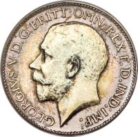 obverse of 4 Pence - George V - Maundy Coinage (1911 - 1920) coin with KM# 814 from United Kingdom. Inscription: GEORGIVS V D.G: BRITT: OMN: REX F.D. IND:IMP: