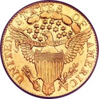 United States coin 1/4 Eagle - Liberty Cap Quarter Eagle (1796 - 1807) reverse reverse of 1/4 Eagle - Liberty Cap Quarter Eagle (1796 - 1807) coin with KM# 27 from United States.