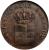 obverse of 5 Lepta - Otto (1844 - 1846) coin with KM# 24 from Greece.