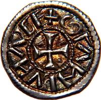 obverse of 1 Denar - Coloman (1095 - 1116) coin with EH# 28 from Hungary.