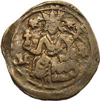 Hungary coin 1 Denar - István V (1270) obverse obverse of 1 Denar - István V (1270) coin with EH# 257 from Hungary.