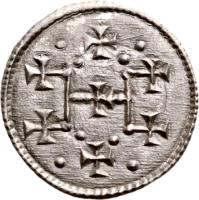 Hungary coin 1 Denar - István III (1162 - 1172) obverse obverse of 1 Denar - István III (1162 - 1172) coin with EH# 80 from Hungary.