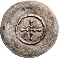 Hungary coin 1 Denar - István III (1162 - 1172) reverse reverse of 1 Denar - István III (1162 - 1172) coin with EH# 82 from Hungary.