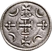 Hungary coin 1 Denar - István III (1162 - 1172) obverse obverse of 1 Denar - István III (1162 - 1172) coin with EH# 86 from Hungary.