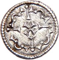 obverse of 1 Denar - Géza II (1141 - 1162) coin with EH# 68 from Hungary.
