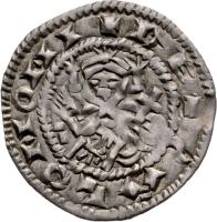 Hungary coin 1 Denar - Salamon (1063 - 1074) obverse obverse of 1 Denar - Salamon (1063 - 1074) coin with EH# 10 from Hungary. Inscription: + RE + SALOMONI