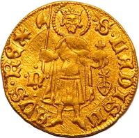 Hungary coin 1 Forint - Sigismund of Luxemburg (1402 - 1437) reverse reverse of 1 Forint - Sigismund of Luxemburg (1402 - 1437) coin with EH# 446 from Hungary. Inscription: S.LADISL AVS.REX