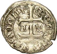 Hungary coin 1 Denar - Sigismund of Luxemburg (1428 - 1437) obverse obverse of 1 Denar - Sigismund of Luxemburg (1428 - 1437) coin with EH# 450 from Hungary. Inscription: MON.SIGISMVNDI
