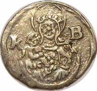 Hungary coin 1 Obulus - Ferdinand I (1526 - 1564) reverse reverse of 1 Obulus - Ferdinand I (1526 - 1564) coin with EH# 752 from Hungary.