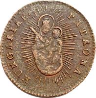 Hungary coin 1 Denar - Maria Theresa (1767 - 1771) obverse obverse of 1 Denar - Maria Theresa (1767 - 1771) coin with KM# 383 from Hungary. Inscription: M · THERESIA · D · G · ...