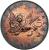 reverse of 2 Oboli (1819) coin with KM# 33 from Ionian Islands. Inscription: IONIKON KPATOΣ 1819