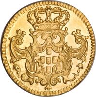 reverse of 1 Escudo - Joao V (1722 - 1842) coin with KM# 219 from Portugal.