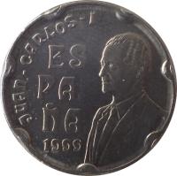Spain coin 50 Pesetas - Juan Carlos I (1998 - 2000) obverse obverse of 50 Pesetas - Juan Carlos I (1998 - 2000) coin with KM# 991 from Spain. Inscription: JUAN · CARLOS · I ES PA ÑA 1998