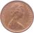 obverse of 1 Cent - Elizabeth II - 2'nd Portrait (1970 - 1985) coin with KM# 15 from Bermuda. Inscription: BERMUDA ELIZABETH II