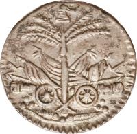Haiti coin 12 Centimes - Western Republic (1813 - 1815) obverse obverse of 12 Centimes - Western Republic (1813 - 1815) coin with KM# 11 from Haiti.