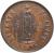 obverse of 6 1/4 Centimes (1846) coin with KM# 29 from Haiti.