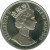 obverse of 1 Crown - Elizabeth II - Princess Diana (1991) coin with KM# 305 from Isle of Man. Inscription: ELIZABETH II ISLE OF MAN · 1991