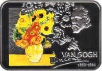 reverse of 1 Dollar - Elizabeth II - Vincent van Gogh (2007) coin with KM# 176 from Niue. Inscription: VAN GOGH Vincent 1853-1890