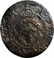 Sweden coin 2 Öre - Johan III (1573 - 1574) obverse obverse of 2 Öre - Johan III (1573 - 1574) coin with SM# 65 from Sweden. Inscription: MONETA NOVA STOKHOLM Z R