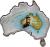 reverse of 5000 Shillings - Elizabeth II - Terra Australis (2002) coin with KM# 99 from Uganda. Inscription: First Circumnavigation of Terra Australis 1802 Matthew Flinders