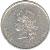obverse of 50 Centavos (1983) coin with KM# 90 from Argentina. Inscription: REPUBLICA ARGENTINA