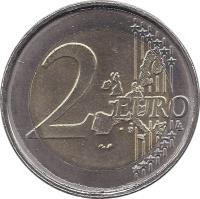 Belgium coin 2 Euro - Albert II - Brussels Atomium (2006) reverse reverse of 2 Euro - Albert II - Brussels Atomium (2006) coin with KM# 241 from Belgium. Inscription: 2 EURO LL