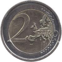 Belgium coin 2 Euro - Albert II - 100th Women's Day (2011) reverse reverse of 2 Euro - Albert II - 100th Women's Day (2011) coin with KM# 308 from Belgium. Inscription: 2 EURO LL