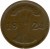 obverse of 2 Reichspfennig (1923 - 1936) coin with KM# 38 from Germany. Inscription: 1924 A