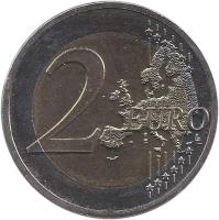 Germany coin 2 Euro - Federal States: Nordrhein-Westfalen (2011) reverse reverse of 2 Euro - Federal States: Nordrhein-Westfalen (2011) coin with KM# 293 from Germany. Inscription: 2 EURO LL