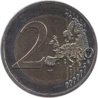 reverse of 2 Euro - Federal States: Nordrhein-Westfalen (2011) coin with KM# 293 from Germany. Inscription: 2 EURO LL