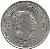 reverse of 50 Paisa - Indira Gandhi (1985) coin with KM# 67 from India. Inscription: इंदिरा गांधी INDIRA GANDHI 1917-1984