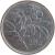 reverse of 25 Cents (1991 - 2007) coin with KM# 97 from Malta. Inscription: 25 c