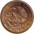 obverse of 1 Centavo (1950 - 1969) coin with KM# 417 from Mexico. Inscription: ESTADOS UNIDOS MEXICANOS
