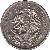obverse of 25 Centavos (1964 - 1966) coin with KM# 444 from Mexico. Inscription: ESTADOS UNIDOS MEXICANOS