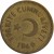 obverse of 10 Kuruş (1949 - 1956) coin with KM# 888 from Turkey. Inscription: TÜRKİYE CUMHURİYETİ 1949